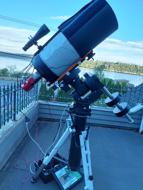 Celestron EdgeHD 11-inch telescope on iOptron CEM120 mount